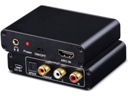 Adaptador Extractor Coaxial Con Salidas Rca Y De 35 Mm Compatible Con