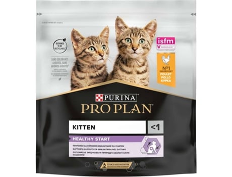 Pienso para Gatos PURINA Pro Plan (400g - Seco - Gatitos - Castrados - Sabor: Pollo y Arroz)