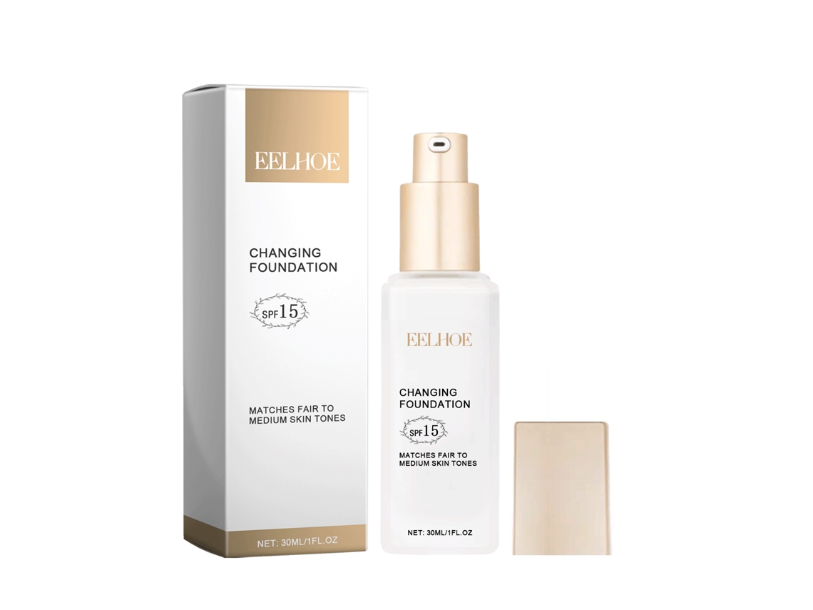 Base de maquillaje hidratante con forma de luz
