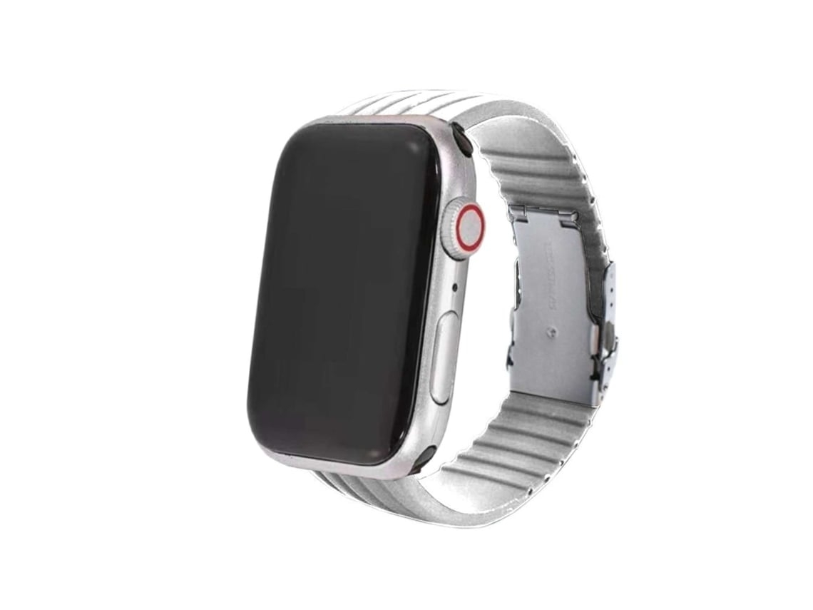 Correa de silicona adaptable a Apple Watch Ultra 49 mm, color blanco Saisiyiky