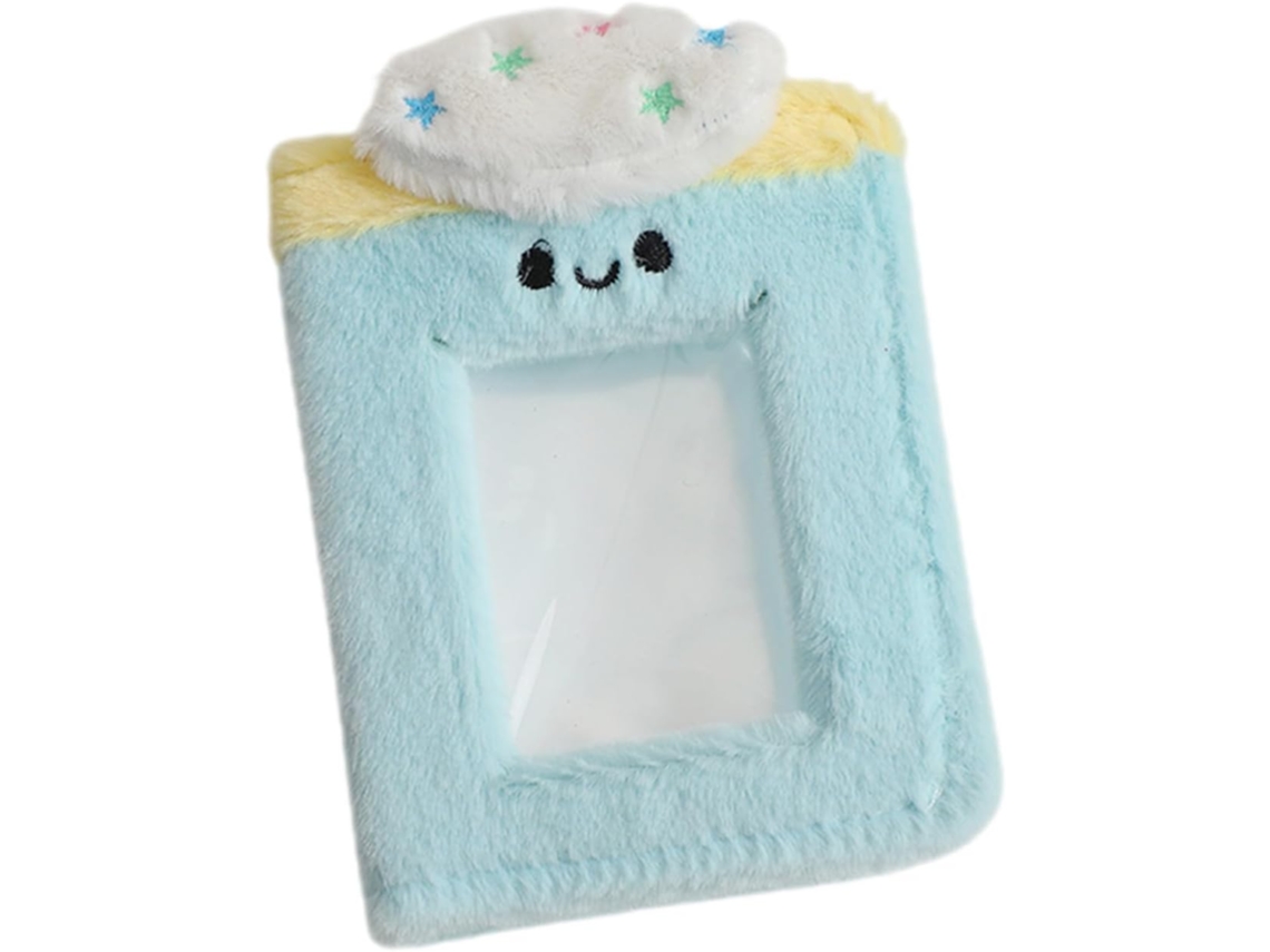 Álbum Fotos Creativo Felpa Color Fundas Pvc Diy Proteger Tarjetas Ideal Viajes Graduaciones Familiares Azul