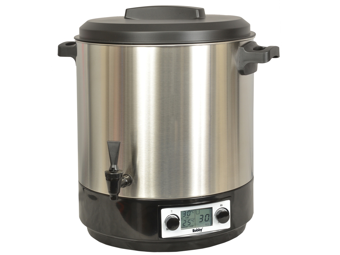 Esterilizador Eléctrico lcd con grifo y temporizador 31l 2000w Acero Inox - steri pro inox xl lcd ROBBY