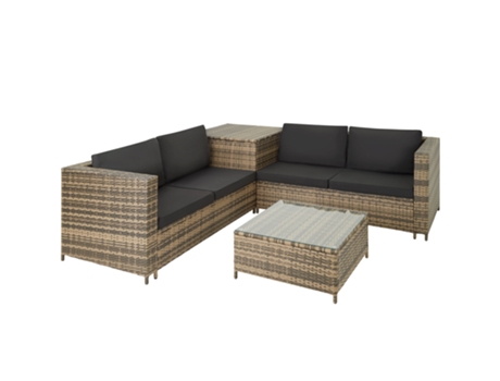 Set TECTAKE Rattan Siena