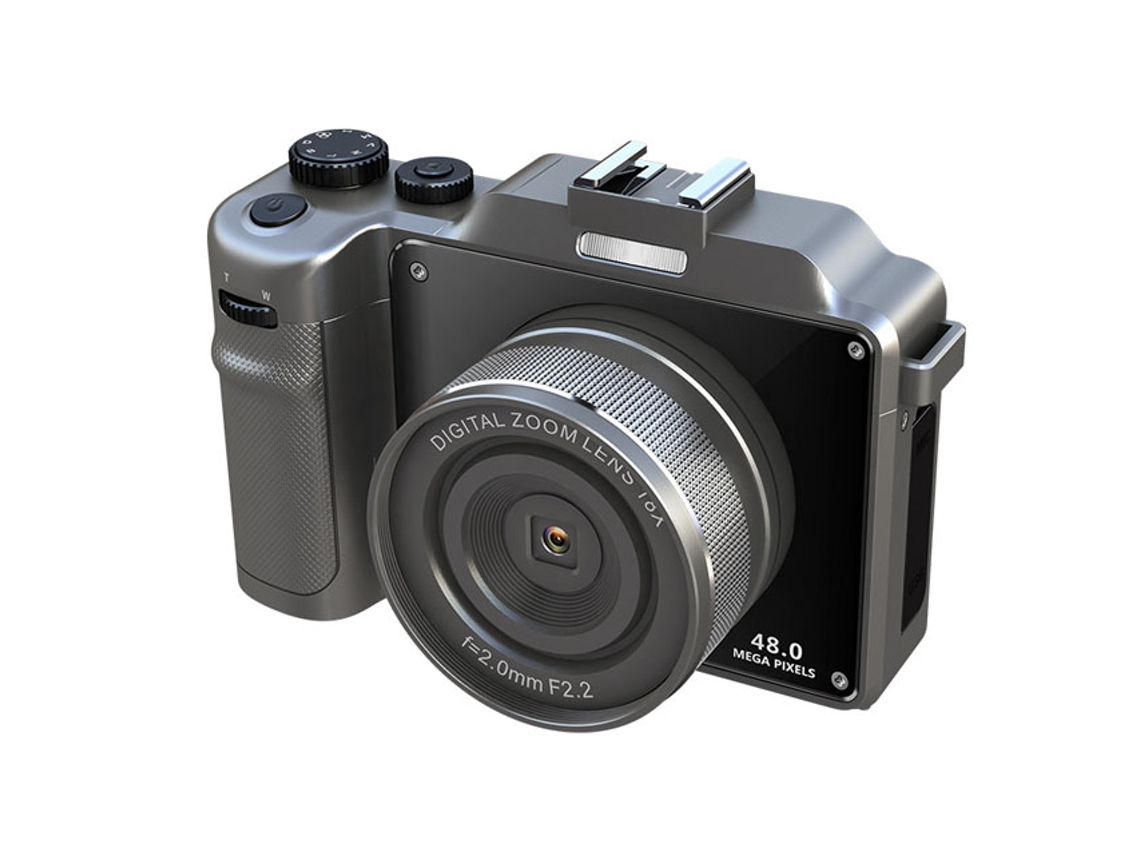 (negro) Grabadora De Video Cámara Web Con Zoom De 18x Cámara 4k Hd Cámara Digital Wifi