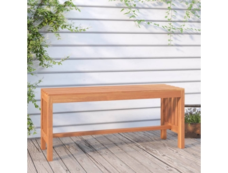 Banco De Jardín VIDAXL Marrón Madera (110x35x45 cm)