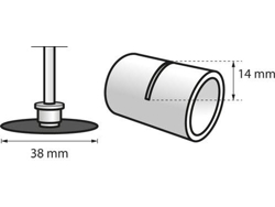 Disco de Corte para Metal DREMEL SC409 SpeedClic: discos de corte finos