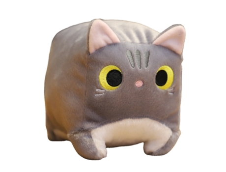 Peluche HXDZFX Gato Cuadrado Gris 23 Cm