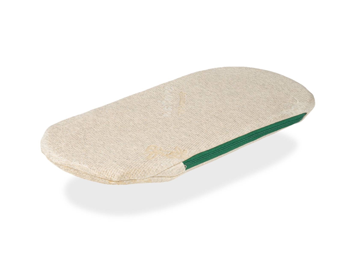 Colchón Capazo 75X40 Altura 3 CM 100% LÁTEX y Tejido Natural DORMISSIMO