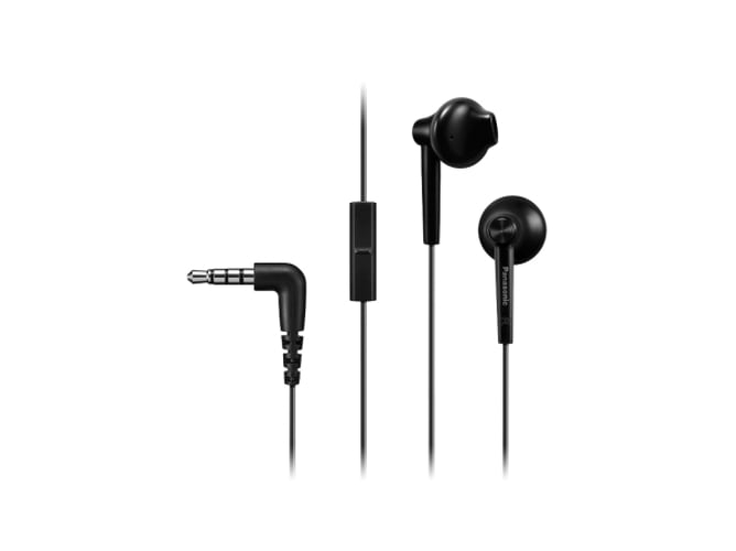 Auriculares con Cable PANASONIC RP-TCM55E (In Ear - Micrófono - Negro)