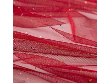Tela De Tul De Malla De Punto Para Coser La Decoración De La Casa Colorida Y Coloreada (Tj0556 --- 8 - 45X135Cm 0.5 Yardas)
