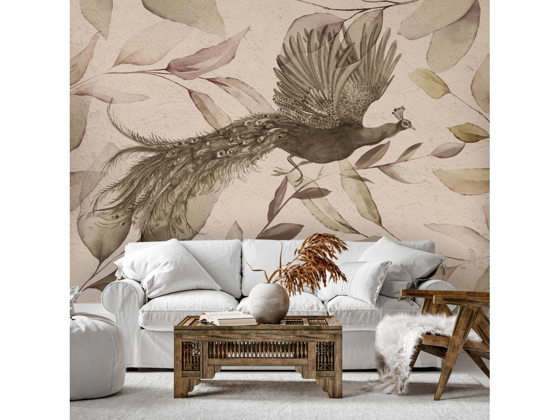 Papel de Pared ARTGEIST Flight of a Peacock - First Variant (100x70)
