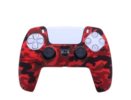 Carcasa para mando PS5 MOROROR Rojo
