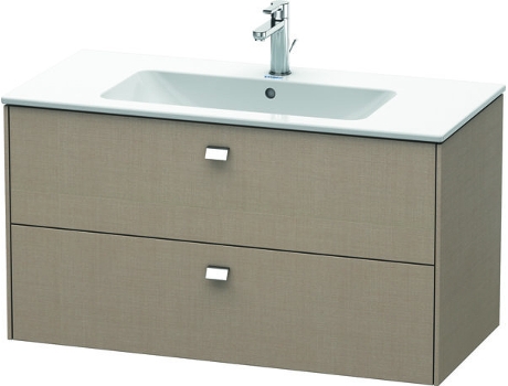 Mueble bajo encimera DURAVIT Brioso 102,0 x 47,9 cm con 2 cajones incl. hueco para sifón y delantal para lavabo ME by Starck 233610