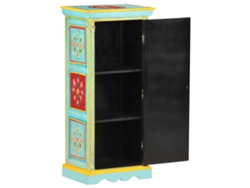 Aparador | Mueble De Comedor | Buffet De Madera Maciza De Mango Pintada A Mano 40x30x90 Cm Wsd424545