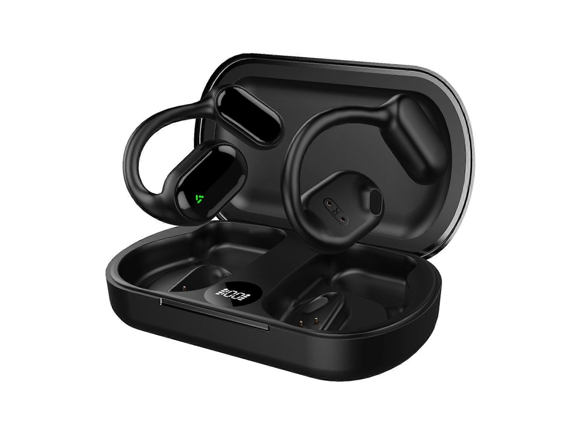 Ganchos para la oreja, accesorios para auriculares, antideslizantes, diseño ergonómico, ajuste cómodo Rosewell (negro)