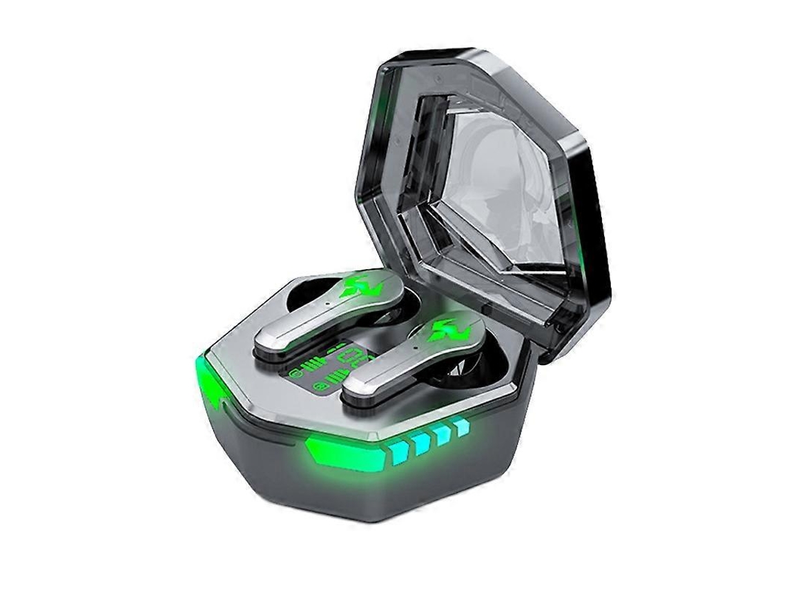 Auriculares inalámbricos para juegos Hengrongshen N35 TWS con Bluetooth, luz colorida y baja latencia.