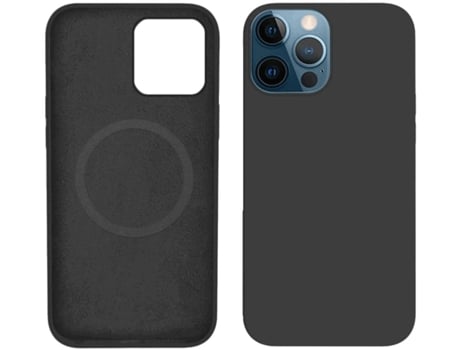 Funda para iPhone 12 Mini/12 ESTUFF Acrílico Negro