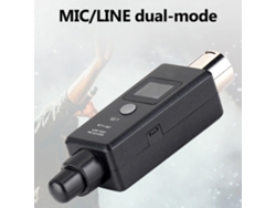 Sistema De Micrófono Inalámbrico Con Transmisor Y Receptor Para Micrófonos Dinámicos/de Condensador Con Carga Usb.