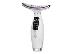 Aparelho de Beleza para Rosto e Pescoço, 7 Cores de Luz, Massageador Facial Antirrugas, Dispositivo de Lifting Recarregável Via Usb MDUG
