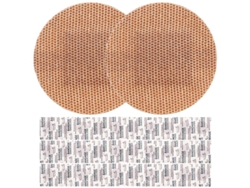 100 Unidades De Vendajes Elásticos Flexibles De Tela, Parches Hemostáticos Transpirables, Protectores De Heridas Para Mayor Seguridad.