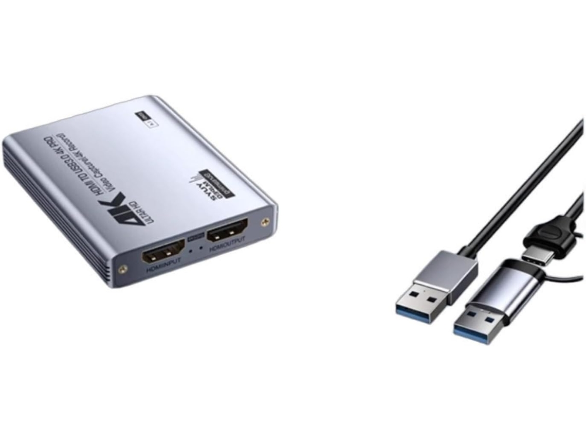 Tarjeta De Captura De Vídeo 4k A 60 Hz Para Nintendo Switch Y Ps5 - Diseño Compacto