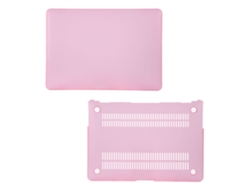 Funda protectora de dos piezas con tela mate para MacBook Air 11 en dorado claro (color rosa)