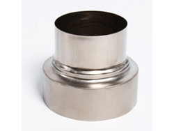 Reductor De Extensión Tubería, 1 Unidad, Conector Tubo Reductor Tubería Humo Acero Inoxidable, Adaptador Ch...