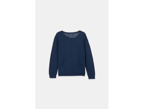 Chaqueta de Niños LANIDOR KIDS Fino Bolsillo Canguro Azul (12)