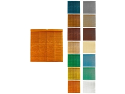 Persiana De Madera Alicantina Con Polea Metálica - Estor Enrollable Para Ventanas, Puertas, Salón Naranja (barnizada) 95 X 100 Cm