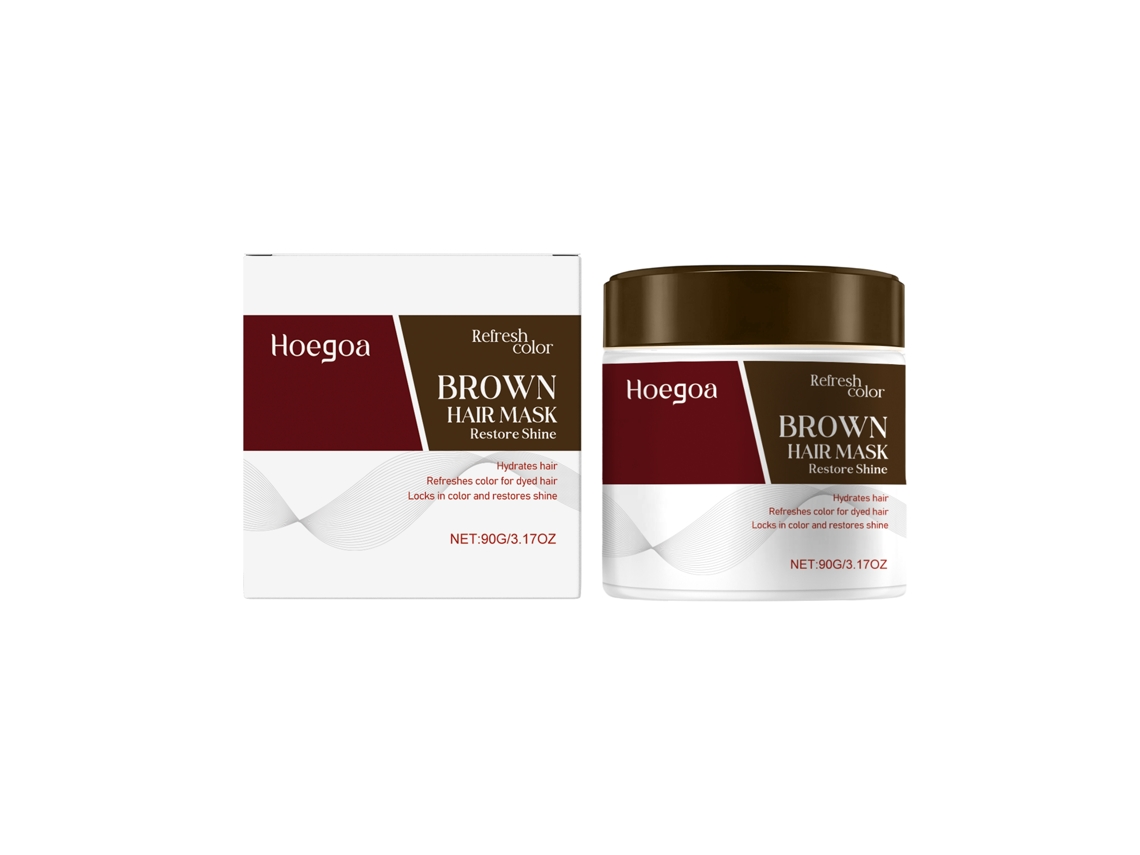 Mascarilla capilar revitalizante con color para el cuidado del cabello.