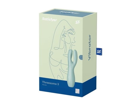 Estimuladores SATISFYER Threesome 3 Vibrador (Verde - 1 Unidad)