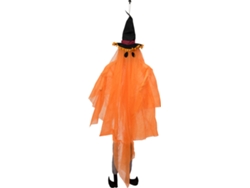 Decoración de Halloween EUROPALMS Figure Ghost with Witch Hat (150cm)