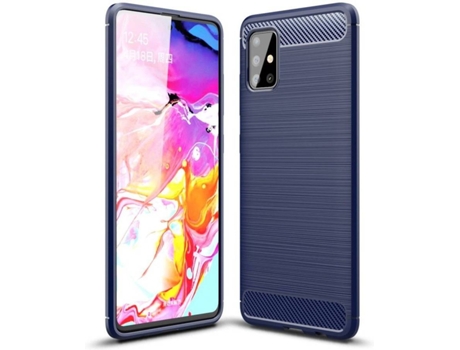 Carcasa Samsung Galaxy A51 HFS-HOUSE Carbone Azul