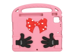 Funda para tableta para niños, compatible, ligera, no tóxica, ángulo ajustable, color rosa dorado claro