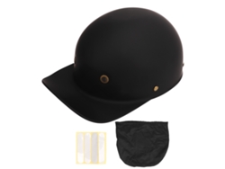 2026-casco Moto Retro De Media Cara Clásico Open Face Para Cruiser Scooter Hombre Mujer Mate Negro Grande