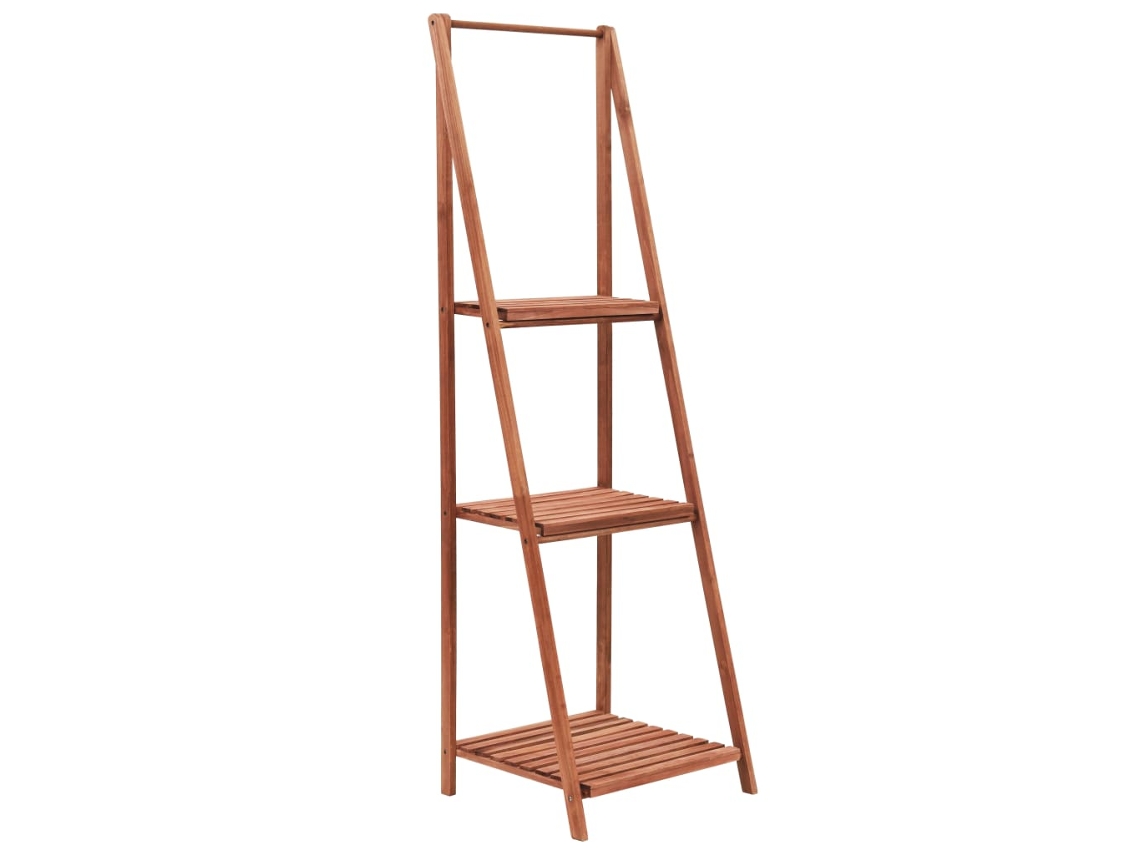 Soporte para planta VIDAXL Marrón Madera (45x40x145 cm)