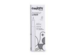 Rotulador Fino CARIOCA Plus 0.6mm Negro 45256