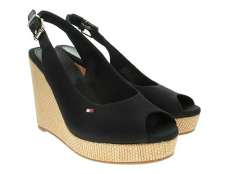 Sandalias TOMMY HILFIGER Mujer (23,5 cm/37 eu - Negro)