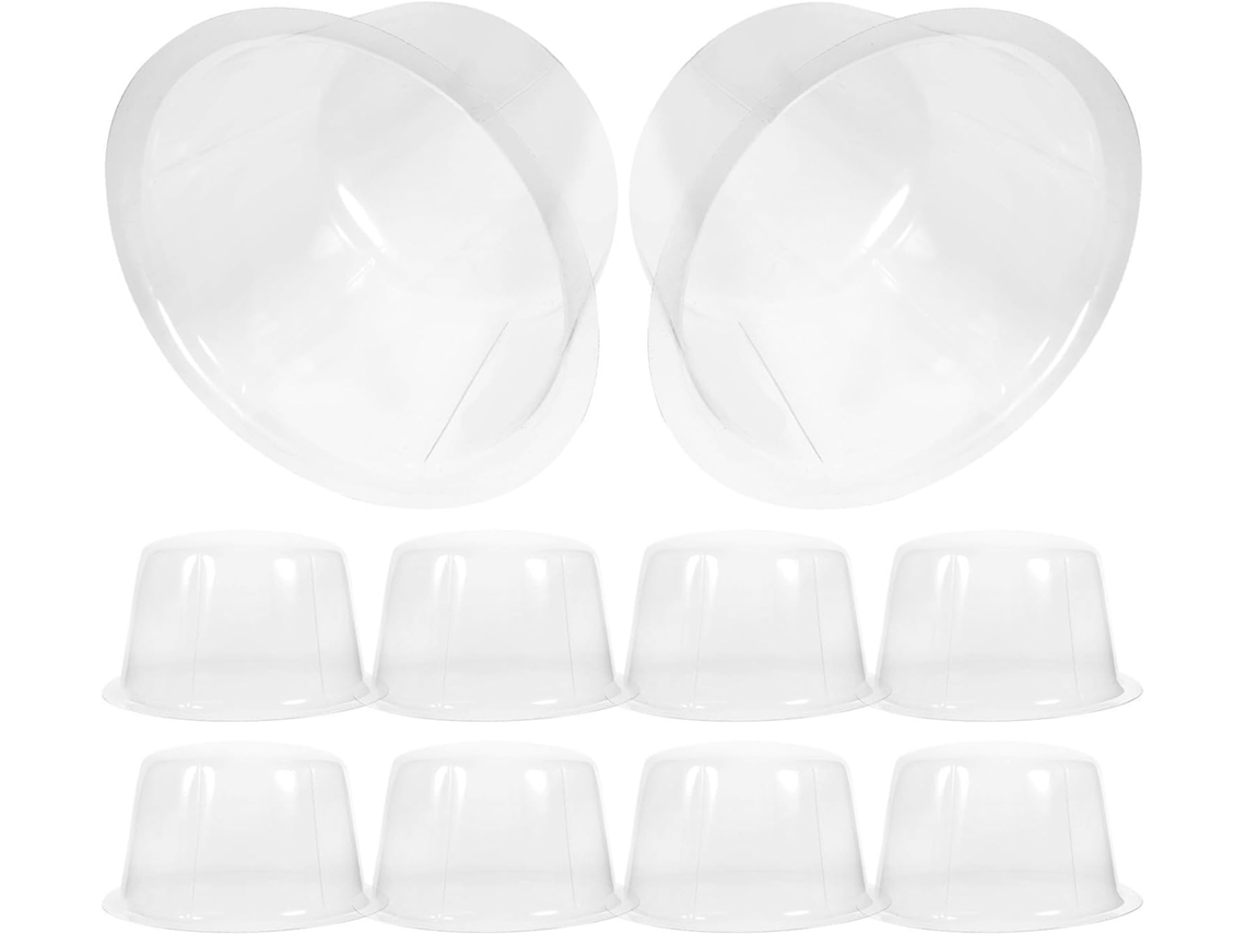 Soportes Plástico Interiores Forma Sombrero Paquete 10 56 58 Almacenamiento Práctico Gorras Béisbol Doméstico