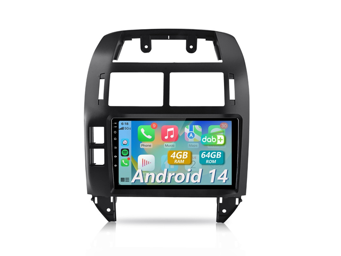 Gps Para Vw Polo 9n 2001-2009 Rádio De Carro Gps Navi/wifi/4g+64g/android 13/carplay