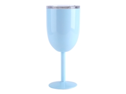 Vaso de vino con tapa antiderrames, copa de acero inoxidable de doble pared para mantener las bebidas calientes o frías, vaso reutilizable