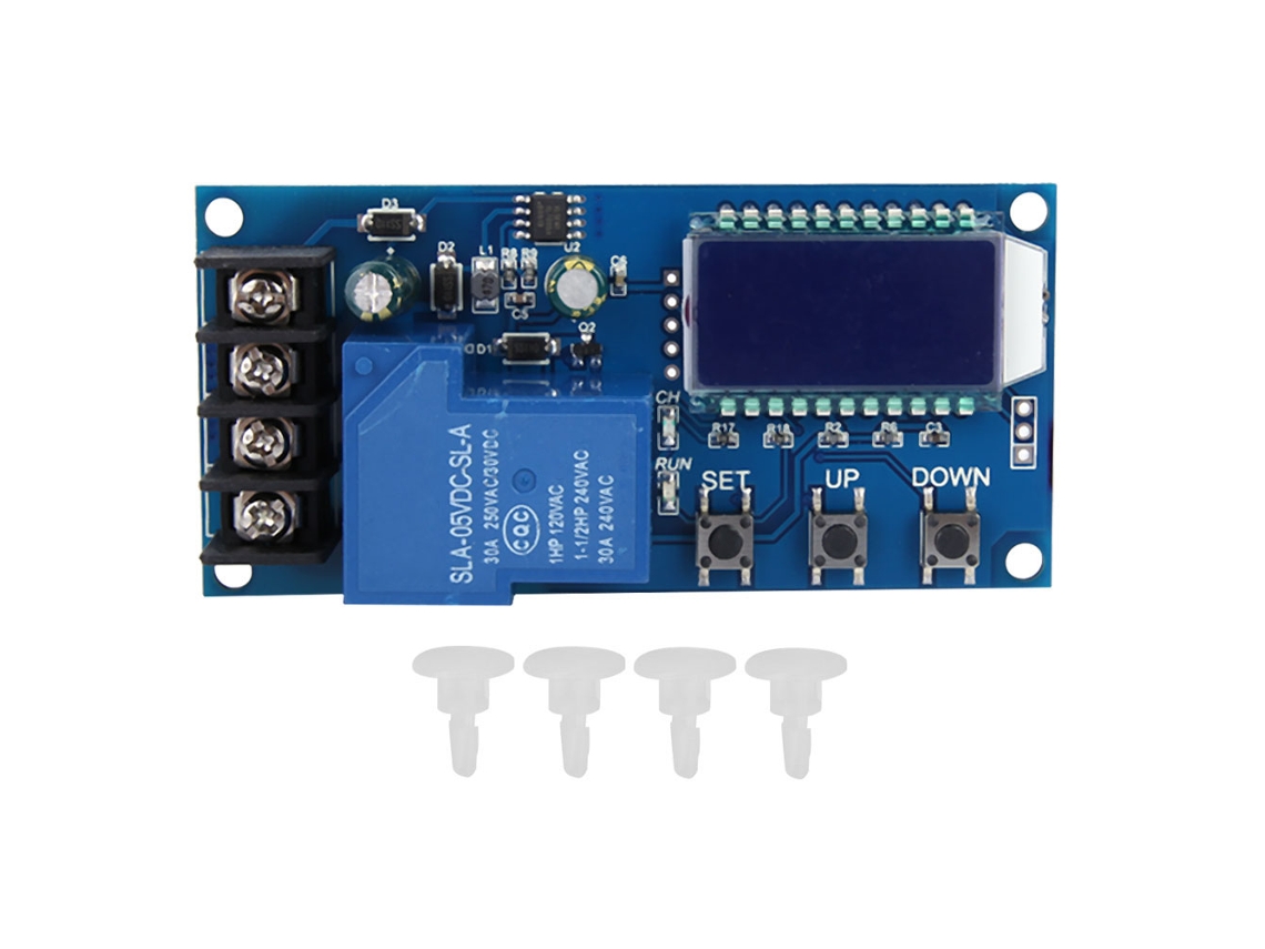 Módulo De Control De Carga De Batería De 6-60 V Con Placa De Protección Y Pantalla Lcd Xy-l30a