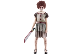 Disfraz de Niña DISFRAZZES Payasa Del Terror (Talla: 5 a 6 años)