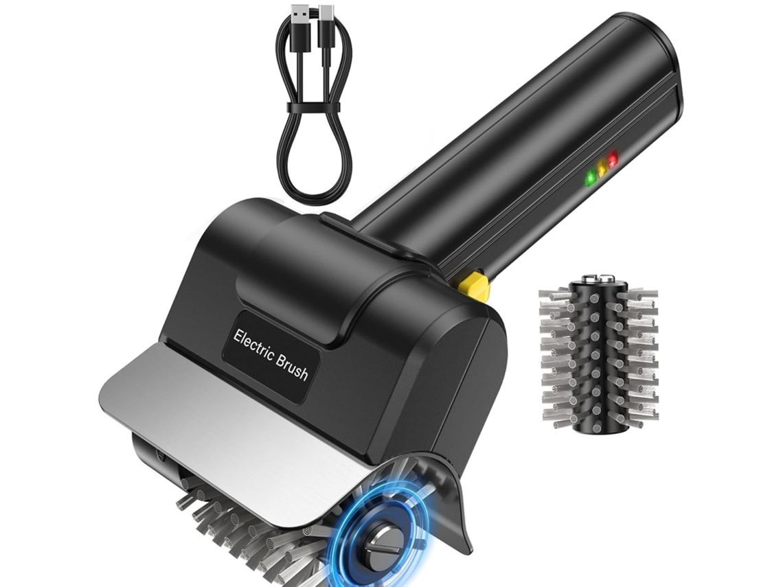 Cepillo de limpieza eléctrico CHRUI, 1100 rpm, punta de acero.