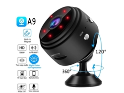 Minicámara De Seguridad Ip Inalámbrica Hd 1080p Con Visión Nocturna Y Detección De Movimiento. Compatible Con Tarjeta Tf.