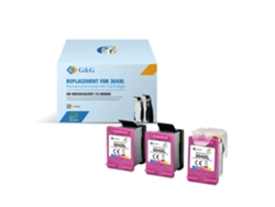 Pack 3 Cartuchos HP 304 Xl Tricolor Reciclados N9K07Ae/N9K05Ae