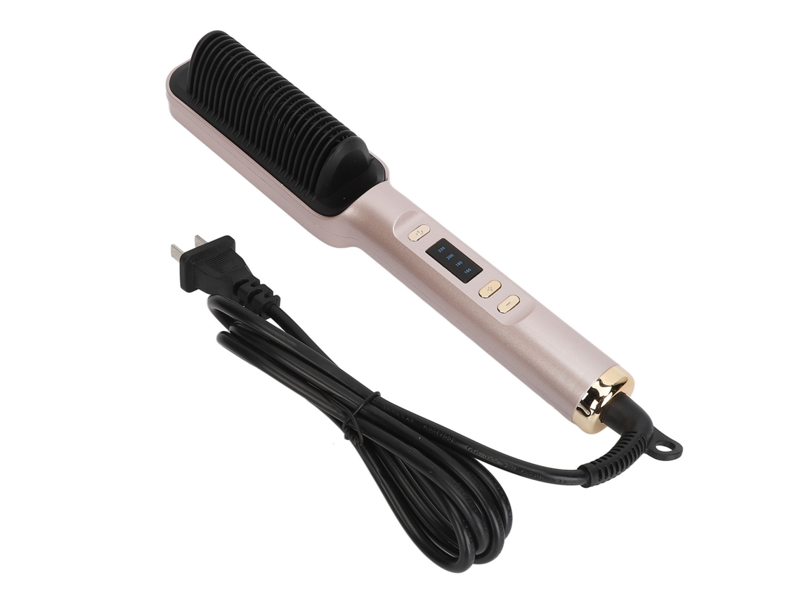 Peine Plancha De Pelo 35w Con Iones Negativos De Calentamiento Rápido Para Alisar Y Peinar