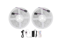 2026-luz Led Rgb Flexible Impermeable 600 Led Control Por App Bluetooth Decoración Exterior Interior