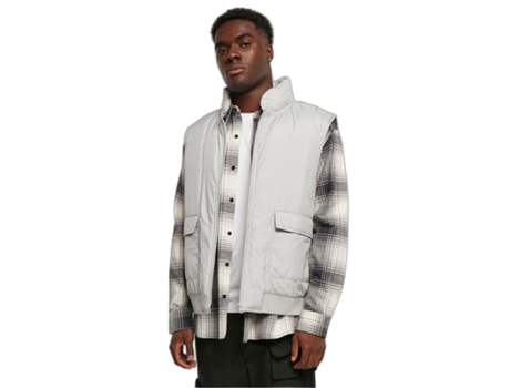 Abrigo para Hombre URBAN CLASSICS (5XL - Gris)