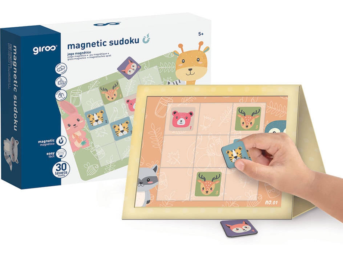 Juego Educativo GIROS Magnetico 30 Pzs Sudoku Infantil (Edad Mínima: 5 Años - 24 x 6 x 20 cm)
